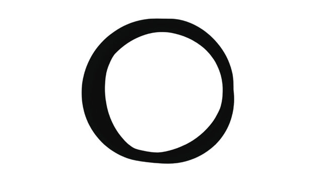 Crescent moon shape rendered in solid black ink against a clean white background offers a stark and simple visual element suitable for celestial themes or minimalist graphic design projects.