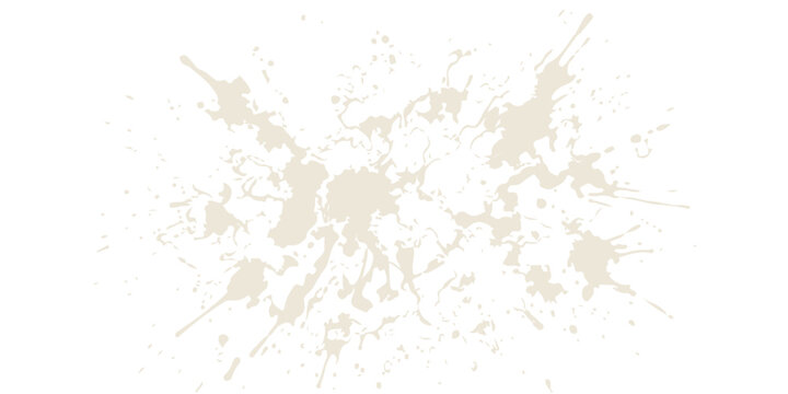 A green watercolor ink splat and grunge paint splatter design on a white background creating an artistic vector textured backdrop