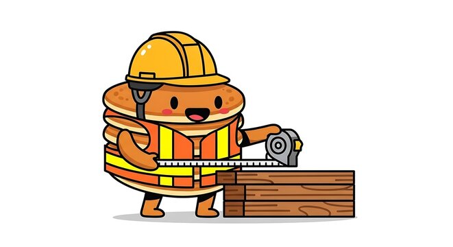 Cartoon illustration of a wooden mining cart.