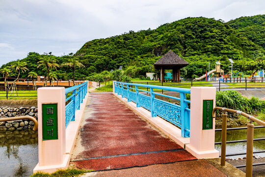 Scenery of Kuninao Beach, Amami Oshima Island