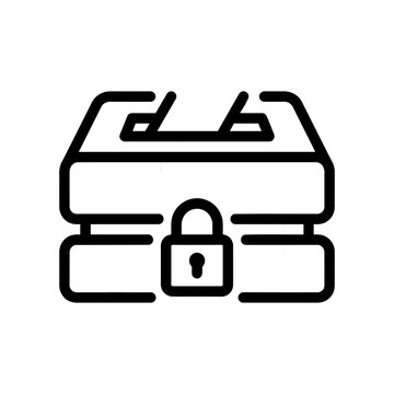 Decentralized Voting Ledger Block Icon for Civic Tech
