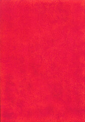 Fototapeta premium Bold vermilion gouache texture background