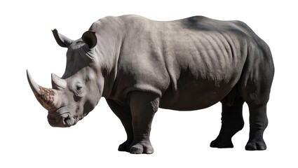 White Rhinoceros Side View © Pablo