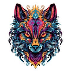 Fototapeta premium Animal art graphics pattern.