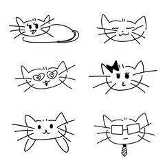 set of cats © Fadhillah