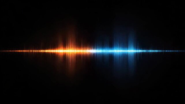 sound wave audio equalizer bar illustrated animation