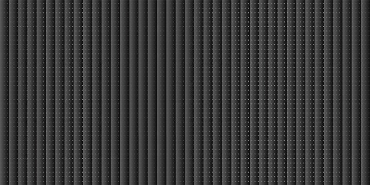 A detailed, abstract background featuring a tightly packed, repeating square grid pattern with a metallic or silver sheen against a dark, gradient background. The texture suggests a technological or i