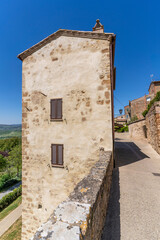 Fototapeta premium The Pienza Town street view in Italy