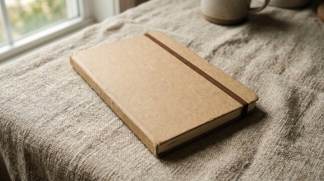 Brown cardboard box on concrete ground