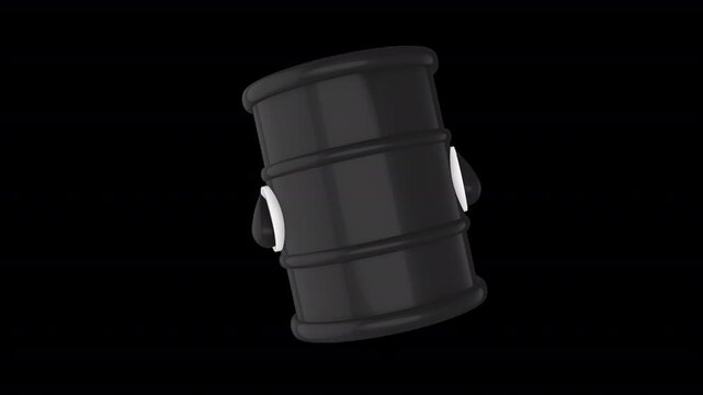 Oil barrel with Indian ₹100 currency notes representing oil market growth, fuel economics, energy sector profits, crude oil trends, and financial market movements. Transparent background.