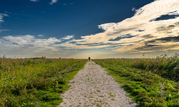 Alone under a big blue sky