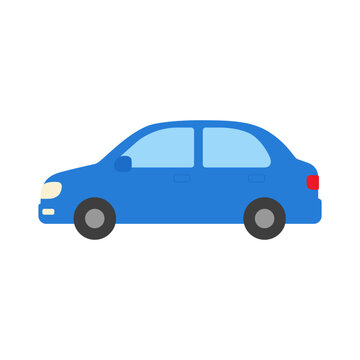 乗用車の可愛いイラスト