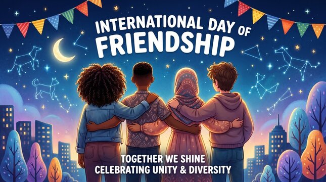 International day of friendship celebrating unity and diversity