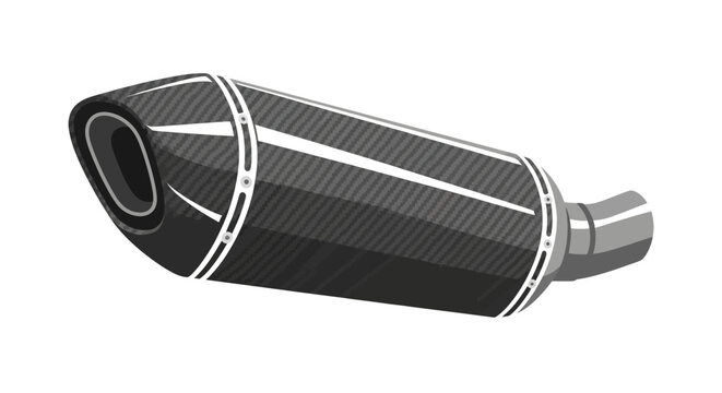 Carbon Fiber Exhaust Pipe.