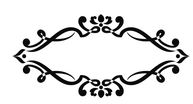 floral crown divider frame svg file
