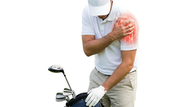 Golfer with Shoulder Pain: Sports Injury, Joint Inflammation, and Orthopedic Care for Active Adults and Athletes