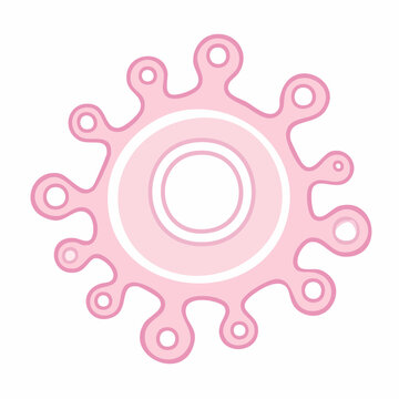 Pink Fidget Spinner Toy Icon