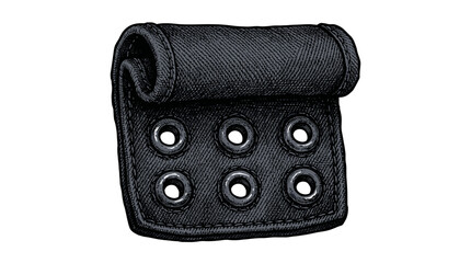 Naklejka premium Raw Denim Shoe Tongue Protector Delivering Rugged Urban Footwear Style