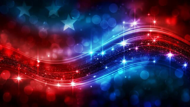 4th of July, USA Independence Day, American patriotic red white and blue background, America 250 celebration design, festive holiday wallpaper