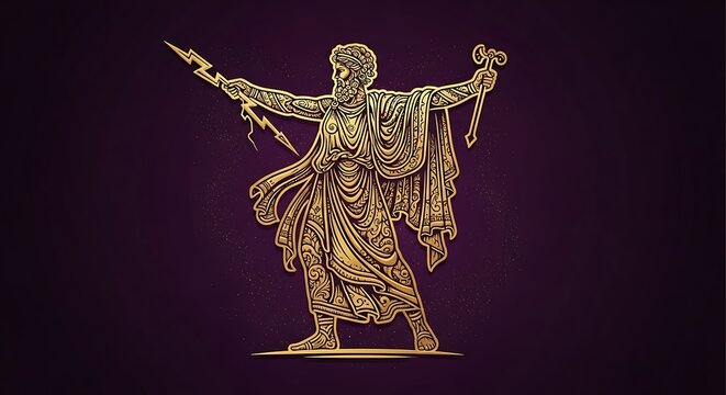 Ancient Egyptian pharaoh statue with crook and flail.