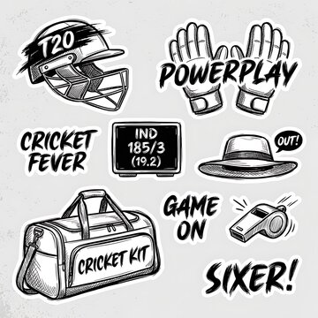 Cricket festival icons and logos And, Cricket 2026, Cricket 2027, ICC Cricket 2027, ICC T20 World Cup, IPL 2026, Asia Cup	