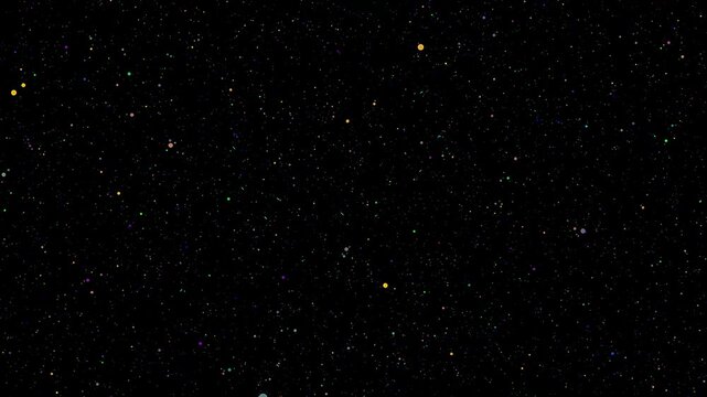Abstract cosmic background features moving space data particles fields. Seamless cosmic background provides professional overlay layout spaces for text. Astronomy design with cosmic background.