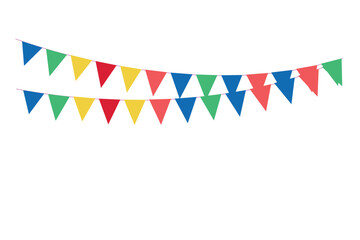  vector flags garland  for festival  , birthday party  , USA festival  © graphicsglimpse