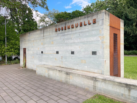 Rosenquelle in Aachen Burtscheid als Teil der B&auml;derstadt