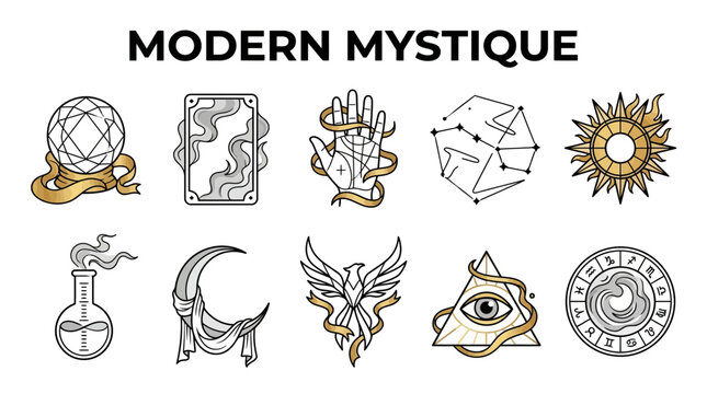 Modern Mystique Esoteric Symbols Collection.