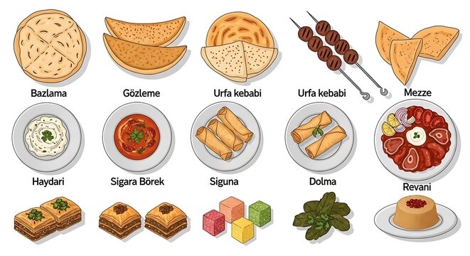 Assortment of traditional Indian spices in bowls and dishes.