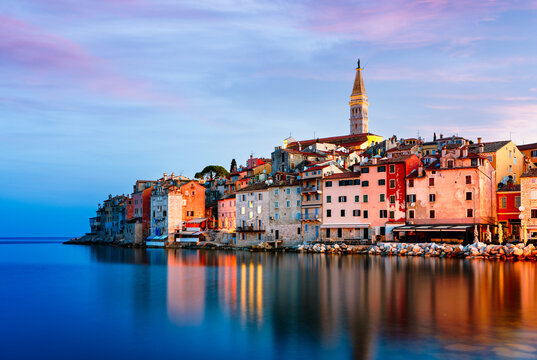 Rovinj, Croatia on the Istria Peninsula