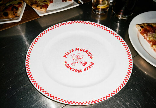 Restaurant Plate Mockup