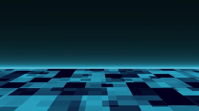 Abstract digital grid background loops for tech presentation media. Seamless digital grid background provides professional text overlay layouts. Creative motion design with a digital grid.