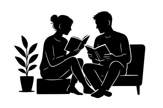young couple sitting on a bench and drinking wine