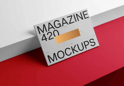 Landscape Magazine Cover Mockup