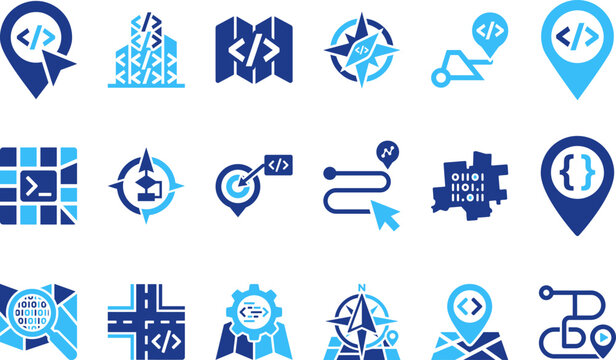 Sales and discount icons representing price reduction coupon offers and savings with shopping bags and piggy banks.