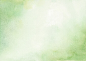 Obraz premium Light green watercolor background with elegant paper texture and soft wash