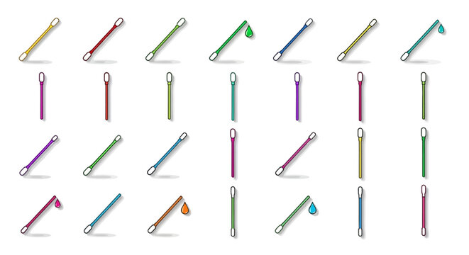 Colorful Pencils Arranged in Grid Pattern.