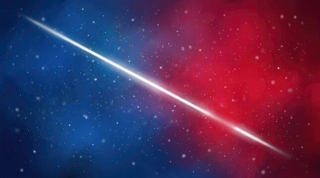 Dramatic abstract background with red and blue hues representing 4th of july independence day celebration and patriotism