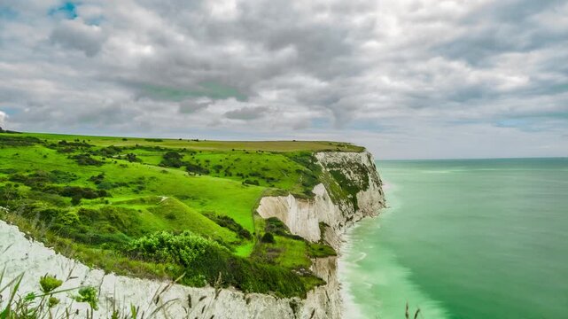 White Cliffs Of Dover timelapse.