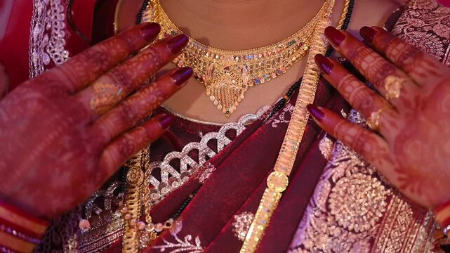 Traditional Mehendi ceremony decoration. Mehendi ceremony is an important pre-wedding celebration in Indian weddings. Ideal for themes of Indian weddings, cultural traditions, marriage celebrations