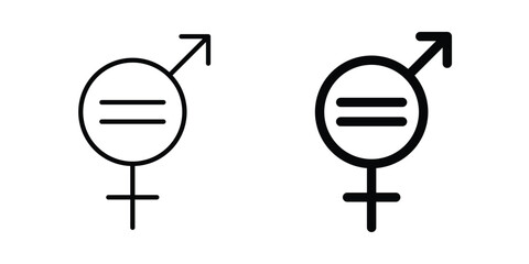 Gender equality icon © Mincraft