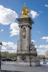 Obraz premium Paris is the capital of France and of the Île-de-France region. It is the most populous city in the country and the only single-municipality department in France.