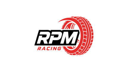 RPM Racing Logo with Tire Graphic. © AFAstore