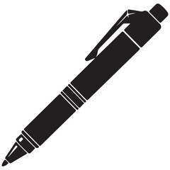 Fototapeta premium Black Pen Icon Illustration