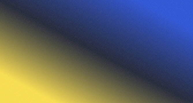 Scripted Content Abstract Diagonal Gradient featuring Bright Citron Yellow Flare transitioning through Deep Midnight Shadow into Vivid Sapphire Blue with High Contrast Velvet Noise Texture Backdrop
