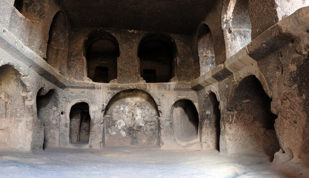 Aksaray Selime Cathedral. The largest cathedral in Cappadocia.