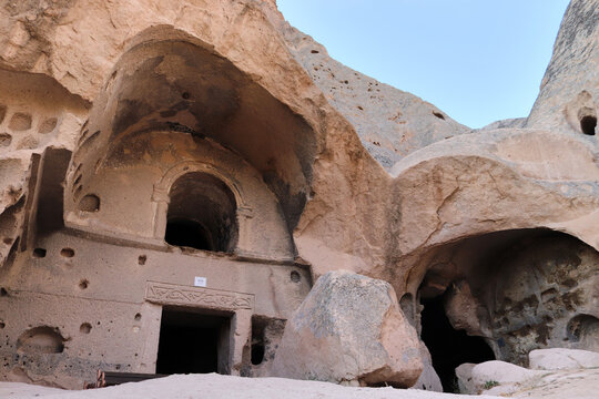 Aksaray Selime Cathedral. The largest cathedral in Cappadocia.