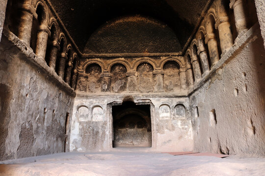 Aksaray Selime Cathedral. The largest cathedral in Cappadocia.