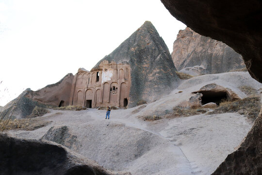 Aksaray Selime Cathedral. The largest cathedral in Cappadocia.